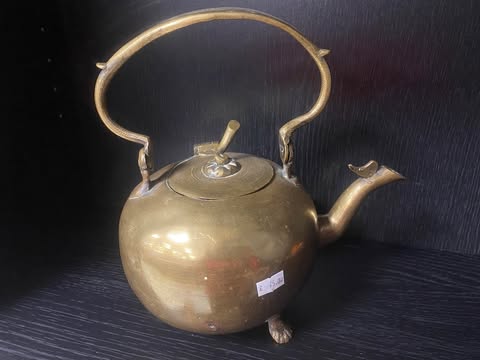Messing-Teekessel Deko