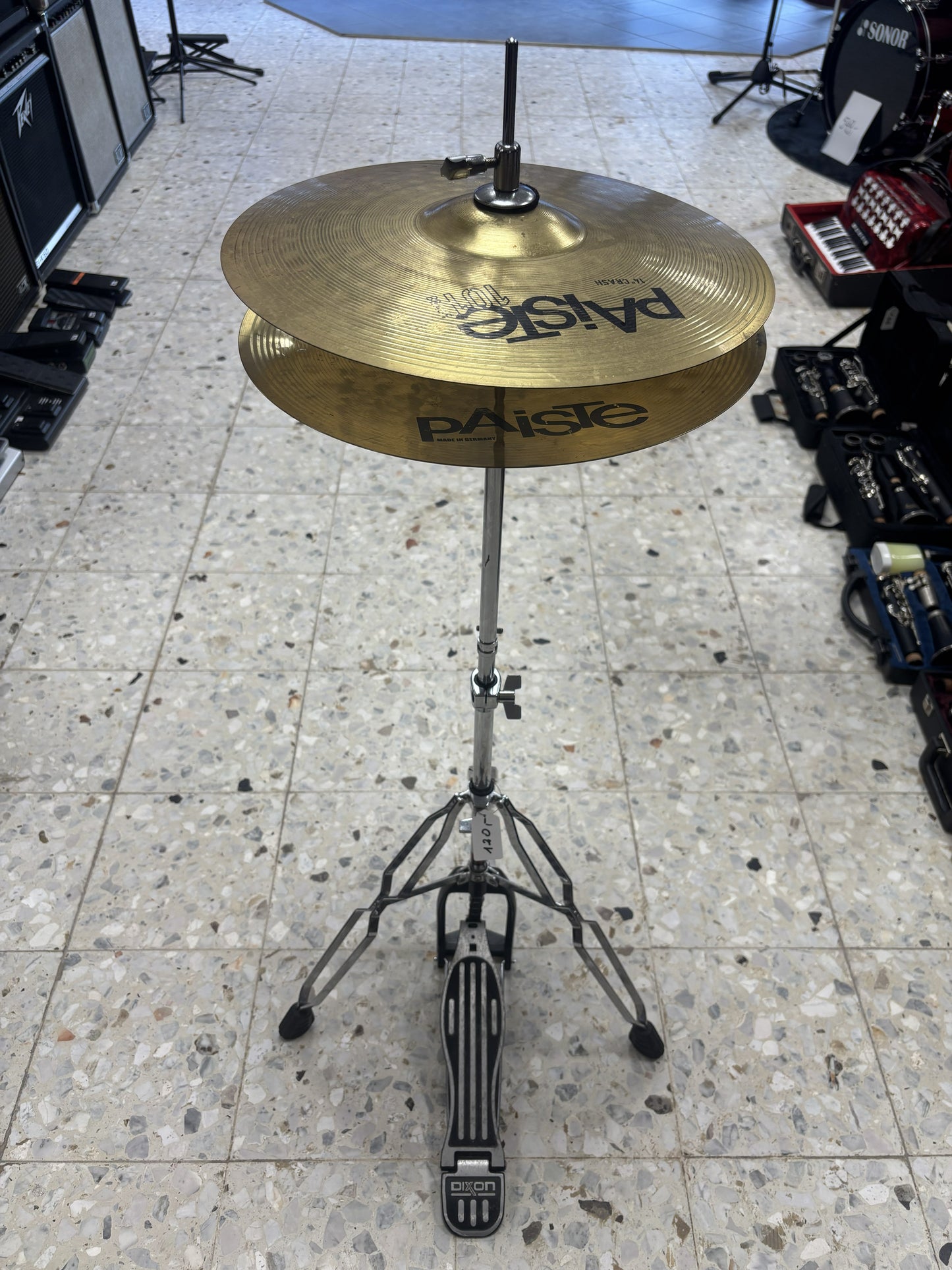 Paiste 101 Hi-Hat mit Dixon Ständer – 14"