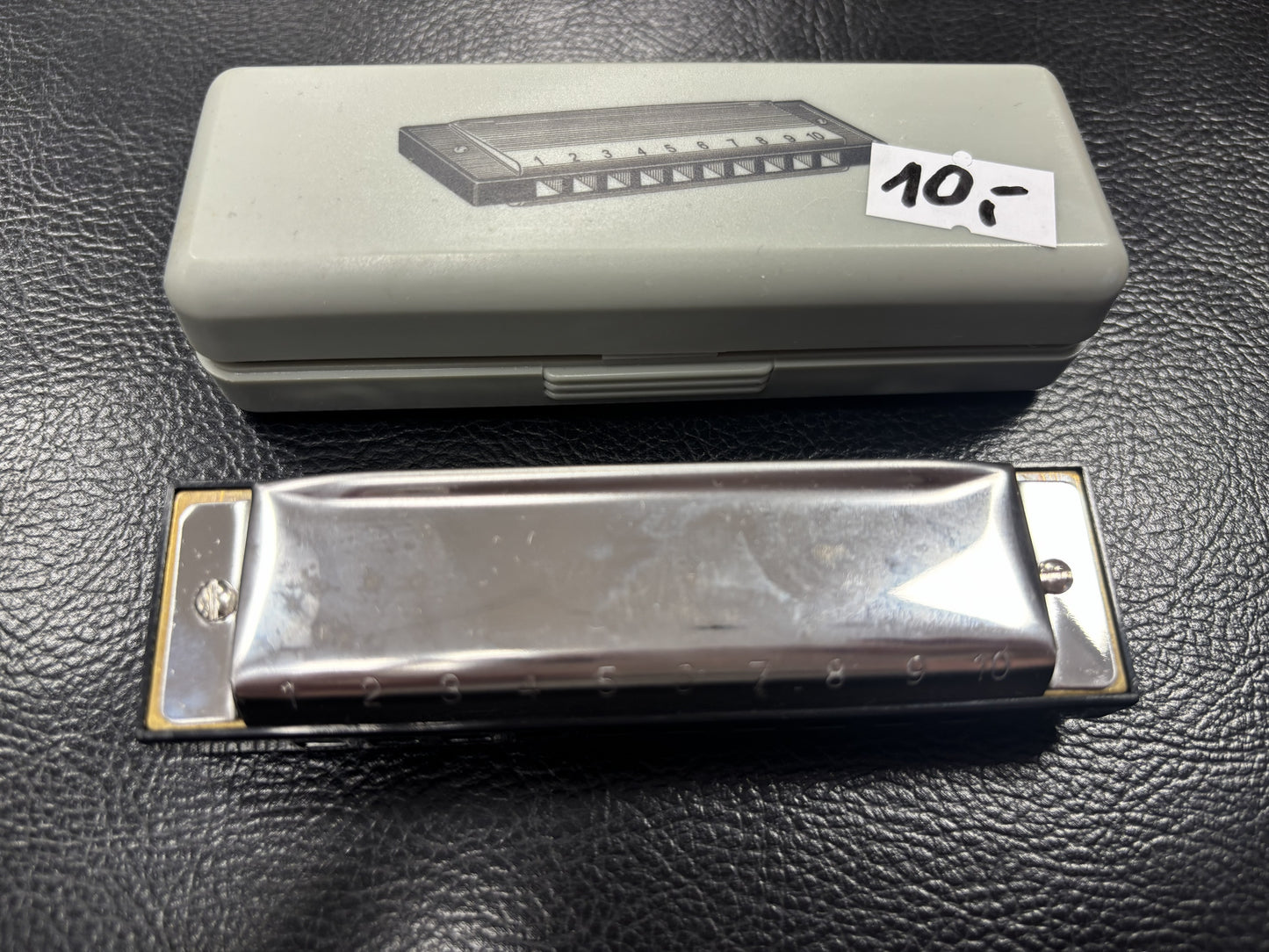 Diatonische Mundharmonika mit Etui – Tonart C