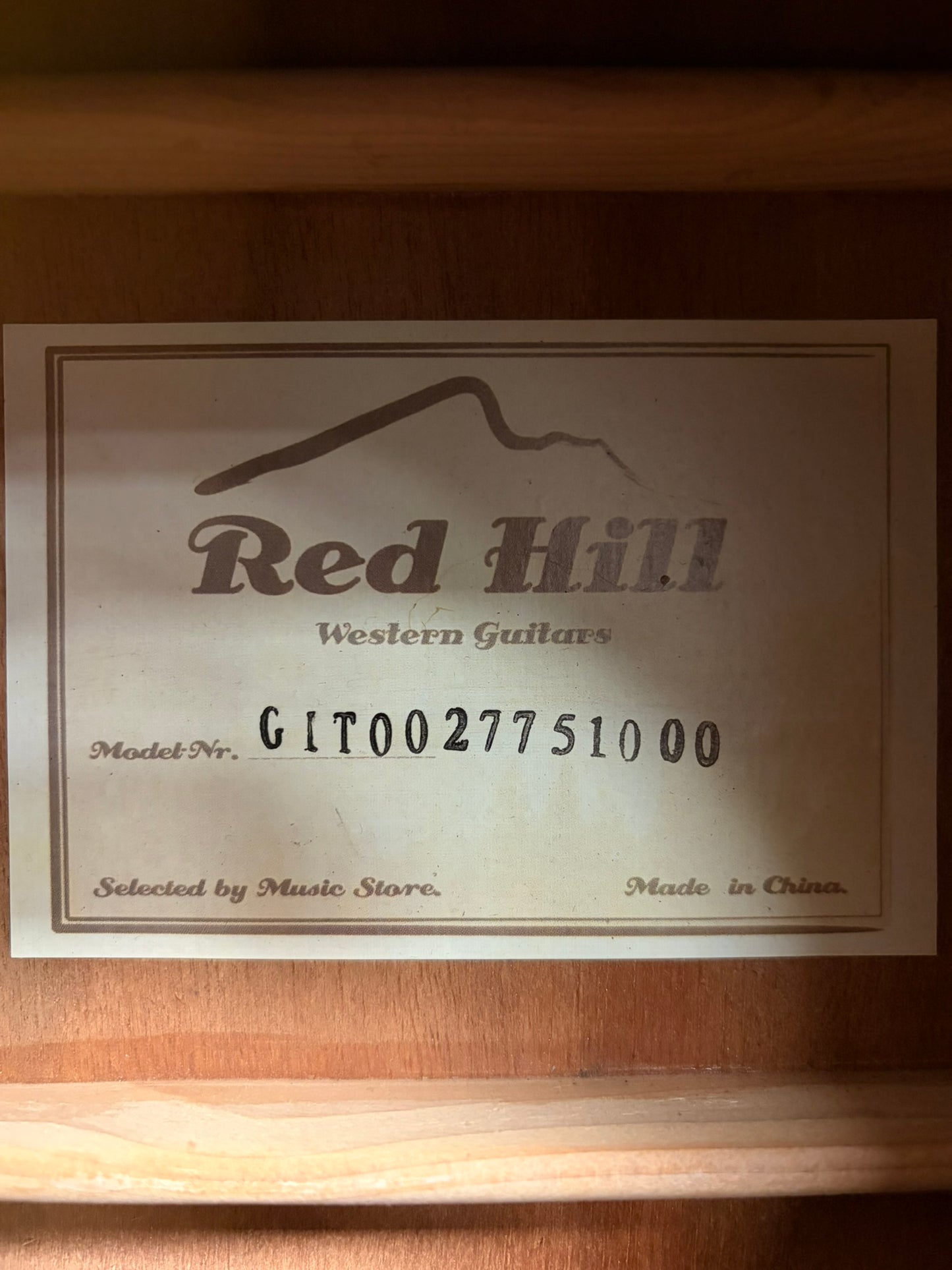 Red Hill GIT0027751000