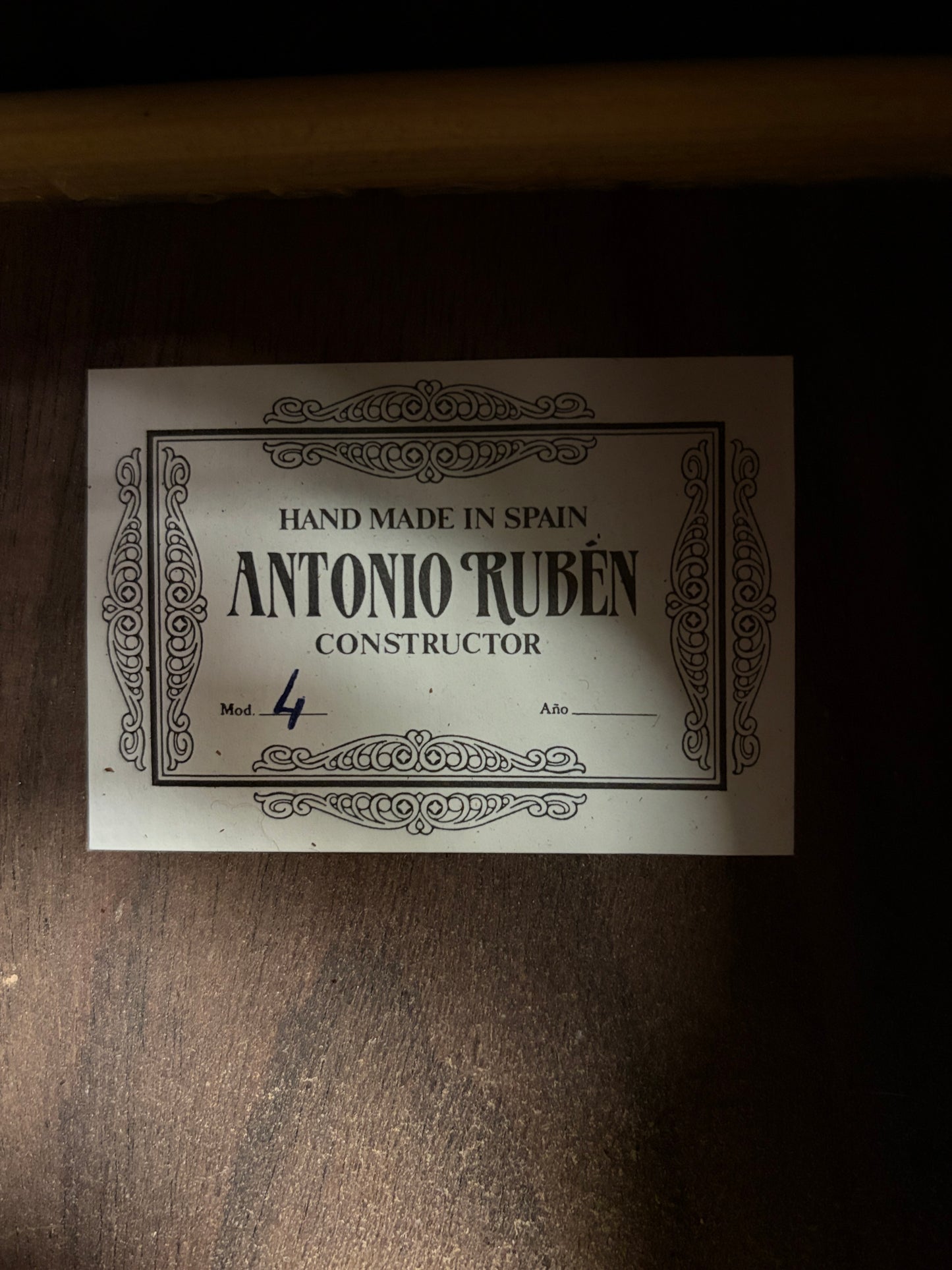 Antonio Rubén Mod. 4