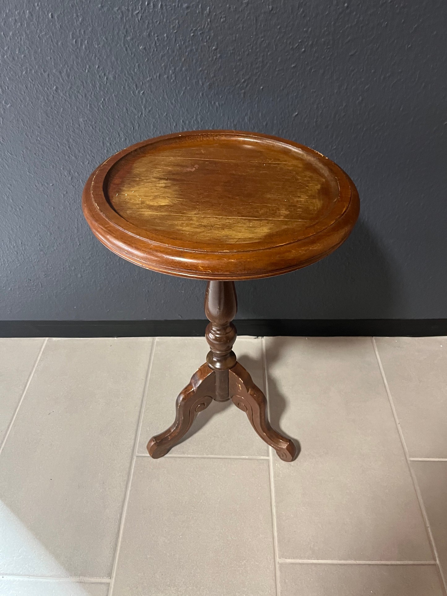 Runder Beistelltisch – Vintage