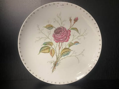 Fürstenberg Porzellanteller – Goldene Hochzeit