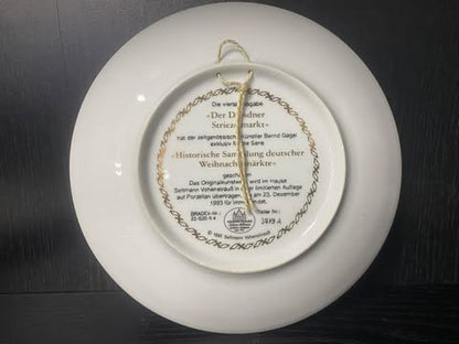 Porzellanteller – Dresdner Striezelmarkt