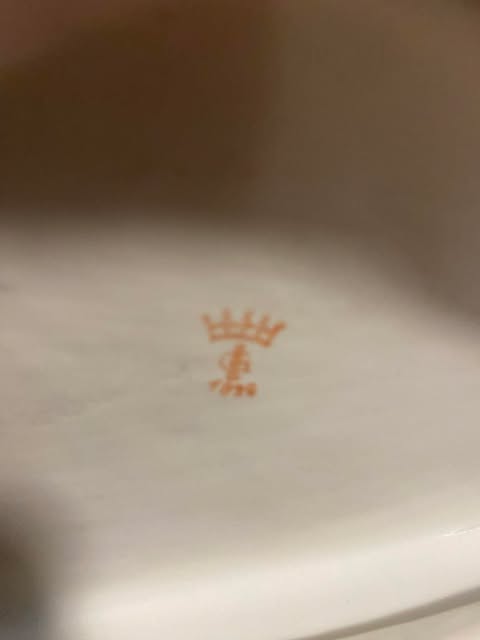 Porzellanfigur – Musizierendes Paar mit Harfe und Cello