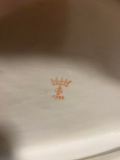 Porzellanfigur – Musizierendes Paar mit Harfe und Cello