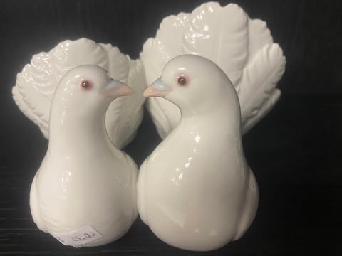 Porzellanfiguren – Taubenpaar