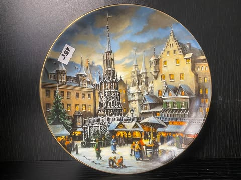 Porzellanteller – Nürnberger Christkindlesmarkt