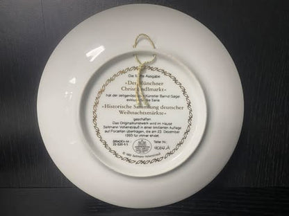 Porzellanteller – Münchner Christkindlmarkt