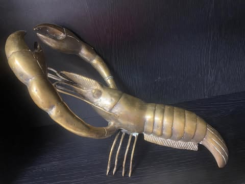 Messingfigur – Hummer