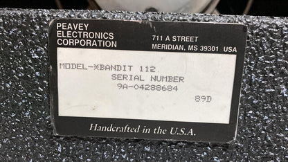 Peavey Bandit 112 Gitarrenverstärker – Made in USA, inkl. Fußschalter
