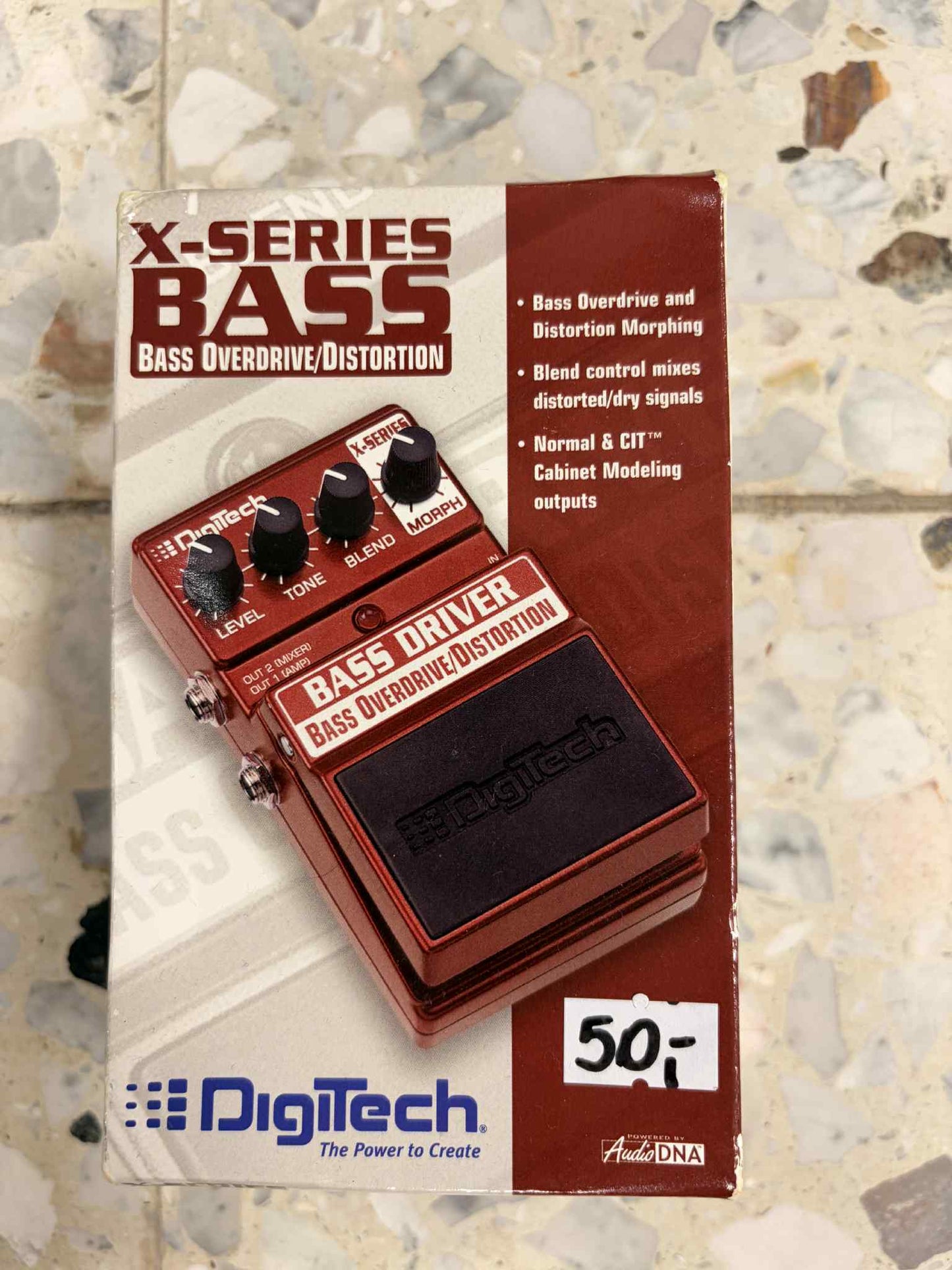 DigiTech X-Series Bass Driver – Bass Overdrive / Distortion Pedal