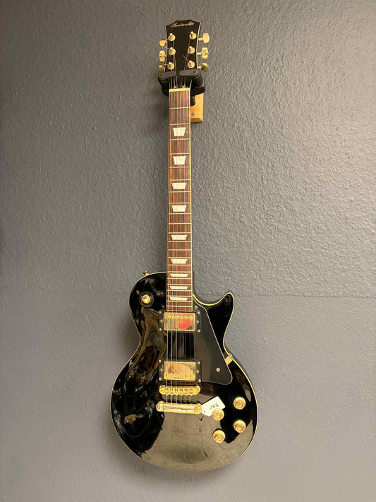 Santander Les Paul Style – Elektrische Gitarre in Schwarz