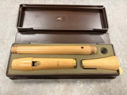 Moeck Blockflöte aus Holz im Originaletui