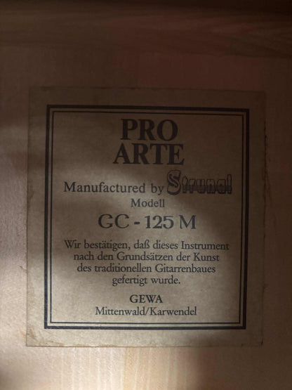 Pro Arte GC-125M by Strunal