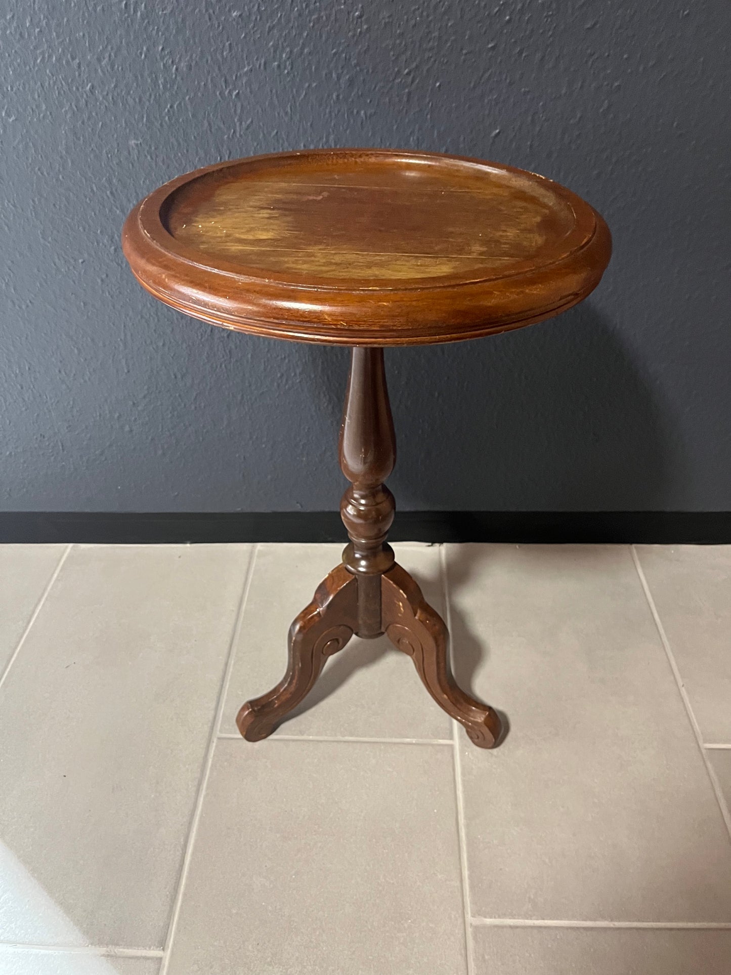 Runder Beistelltisch – Vintage