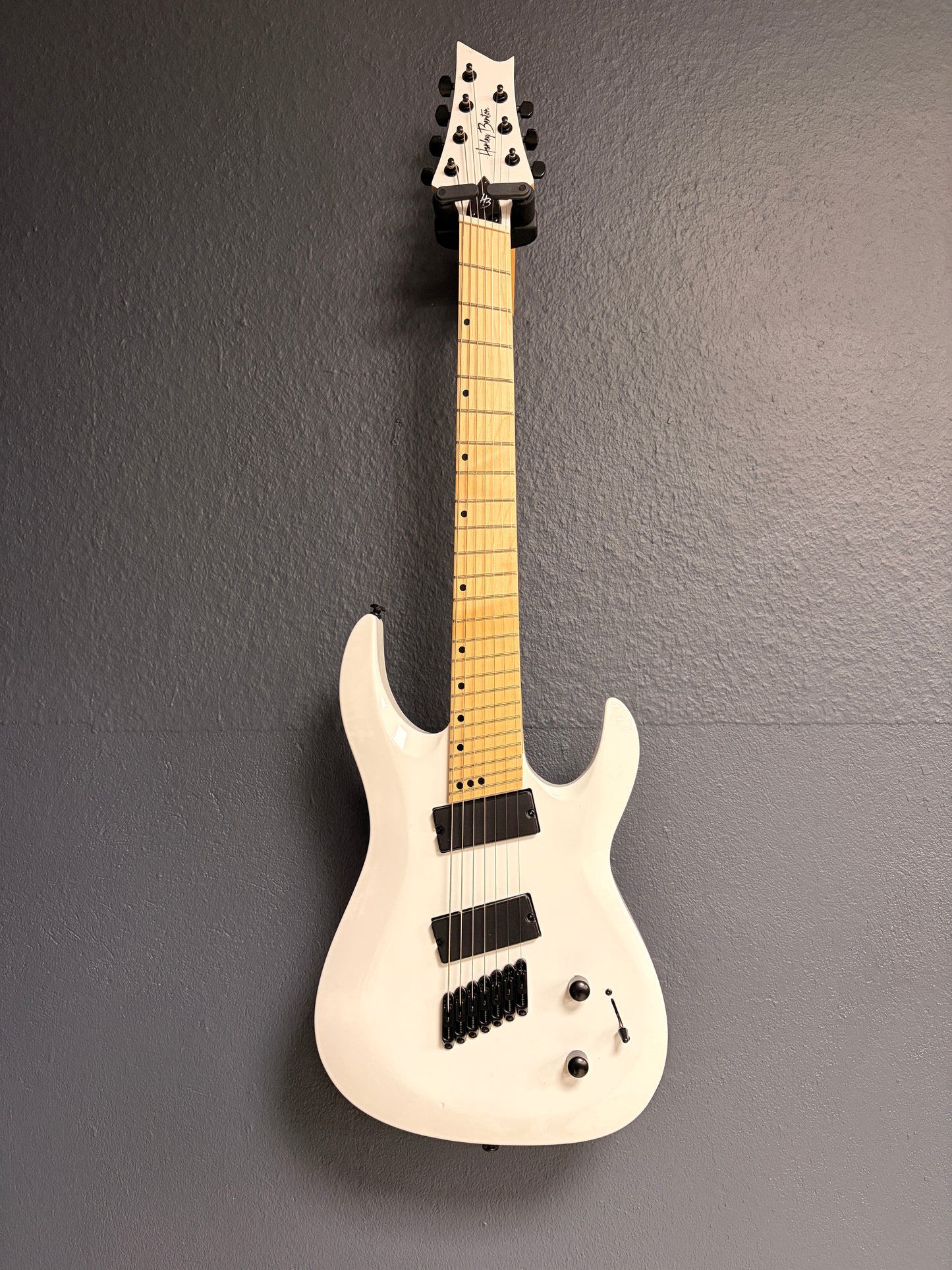 Harley Benton R-457 – 7-Saitige E-Gitarre in Arctic White