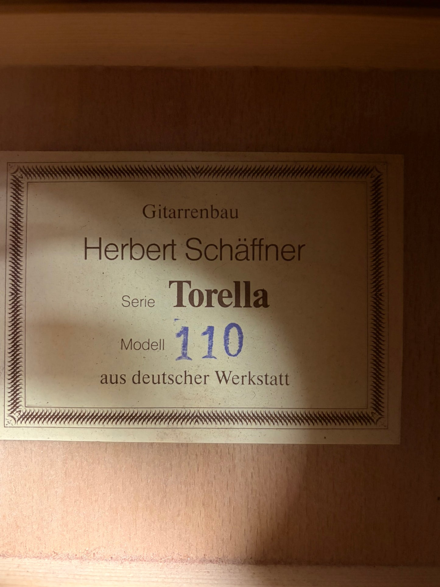 Herbert Schäffner Torella 110