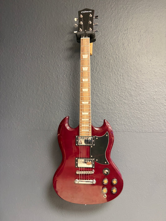 C.Giant SG-Style – E-Gitarre in Weinrot