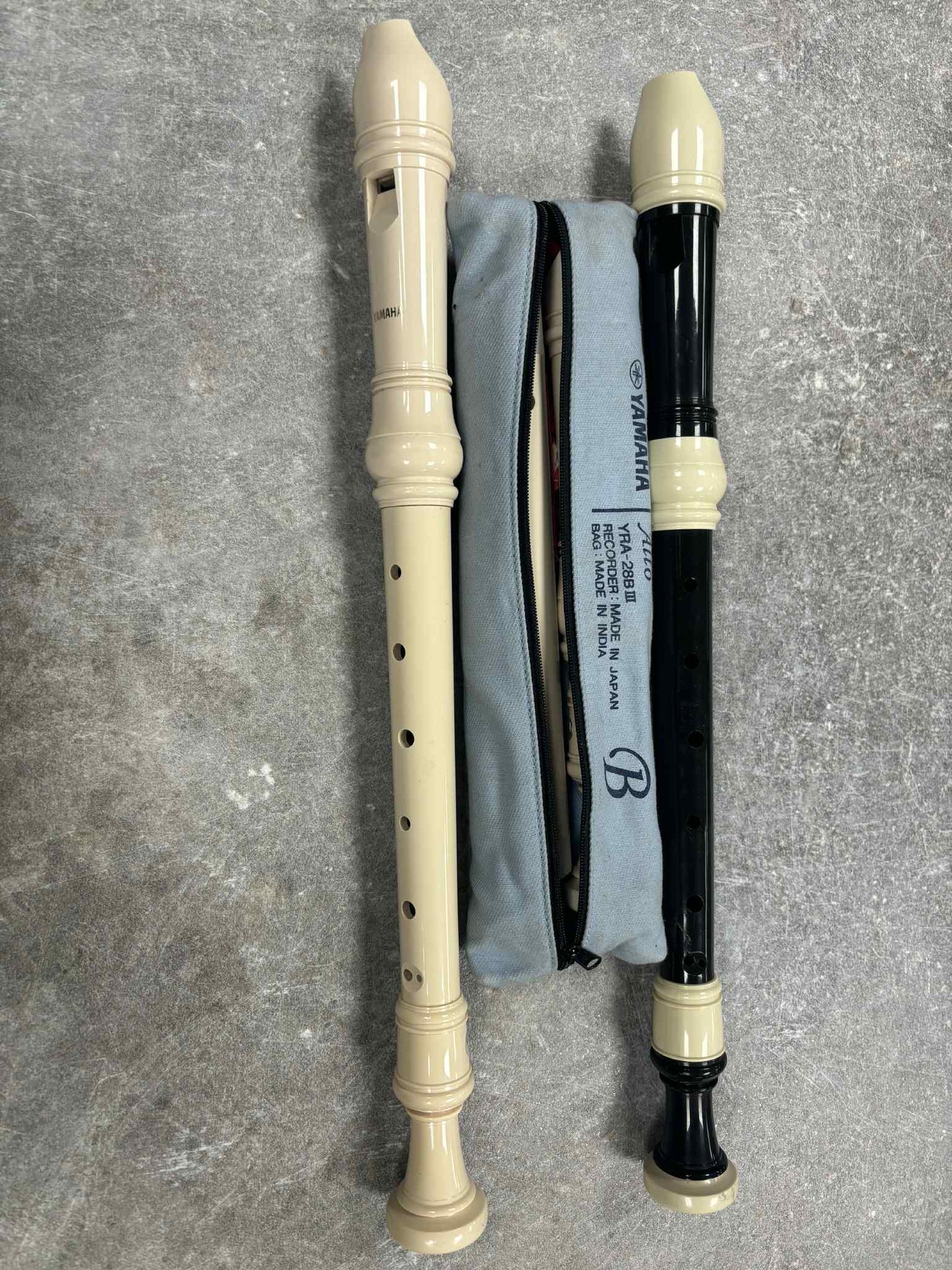 Bassblockflöten aus Kunststoff – verschiedene Marken