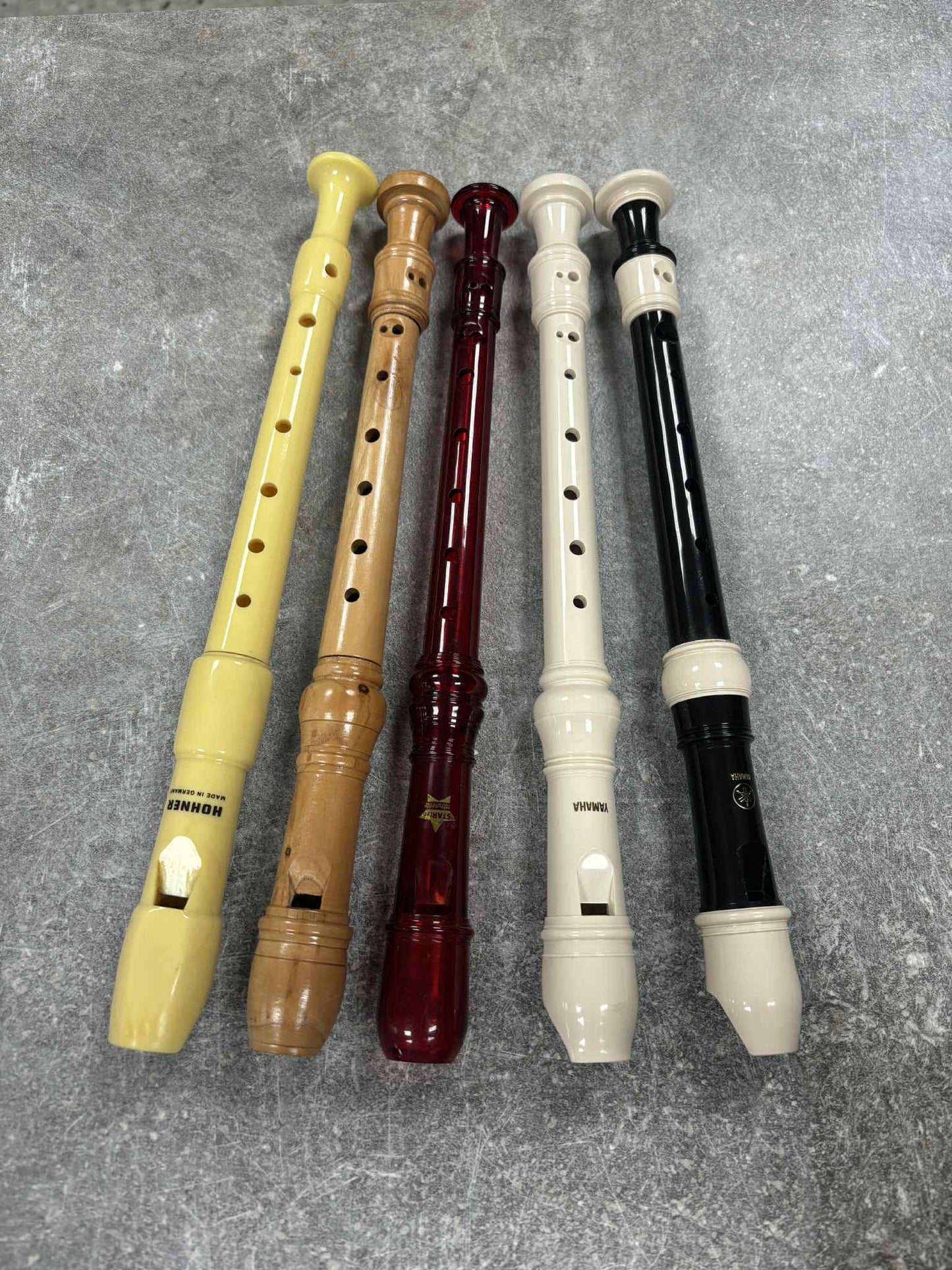 Blockflöten – verschiedene Marken (Yamaha, Hohner u.a.)